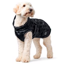 Hunter Monaco Designer Hundejakke Quiltet Black